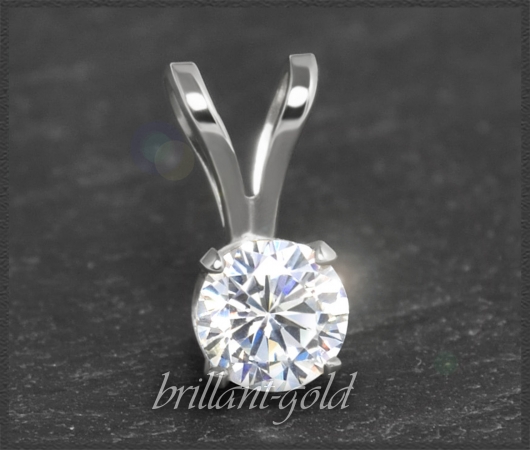 Brillant Gleiter Anhänger 585 Gold; 0,70ct River